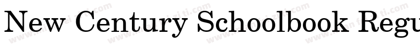 New Century Schoolbook Regular字体转换